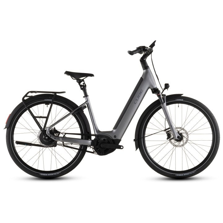 CUBE SUPREME HYBRID Deluxe Pro 600 - Easy Entry - Electric Bike - 2026 - 28“ – quicksilver